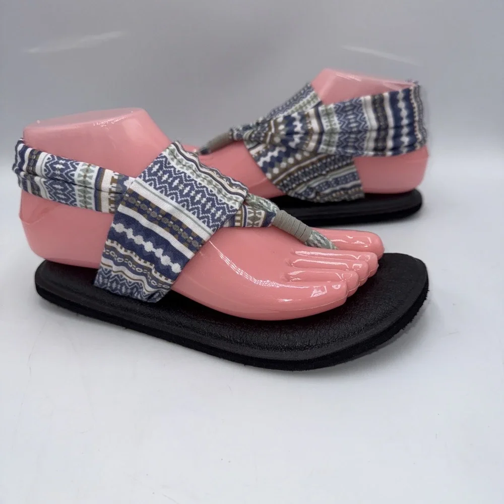 Sanuk Sandals Women's Size 5 Yoga Sling 2 Flip Flop Multicolor Casual Flats